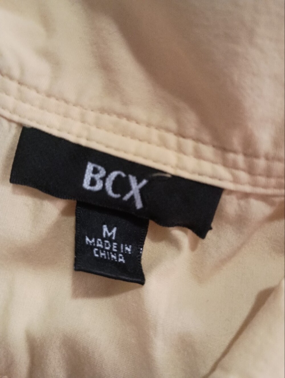 BCX- Yellow Button-Front Shirt Dress- Size M - Picture 2 of 8